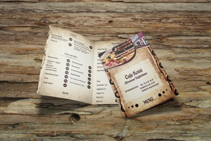 Cafe Menus